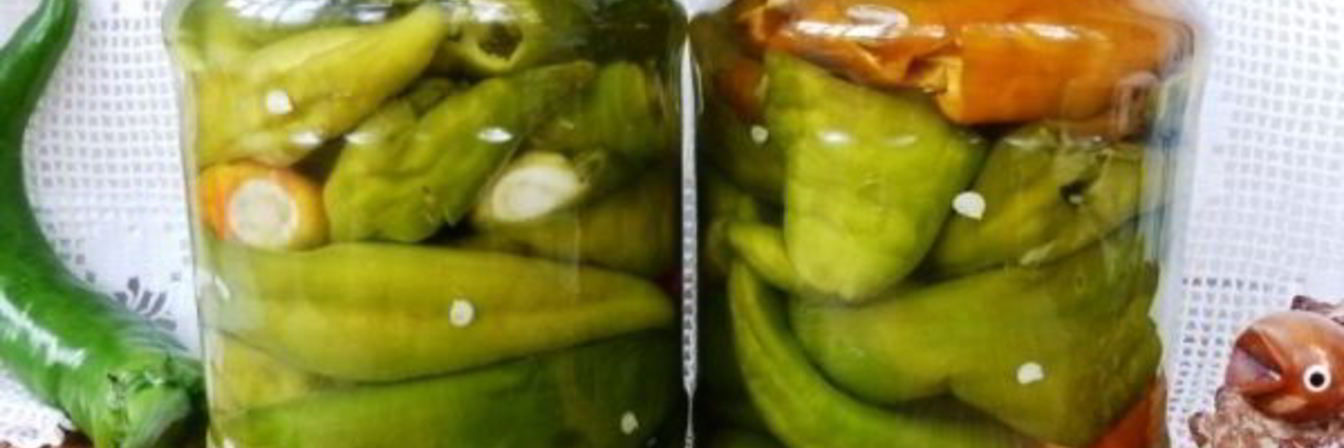 Маринованный острый перец с медом