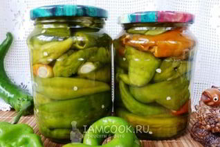 Маринованный острый перец с медом