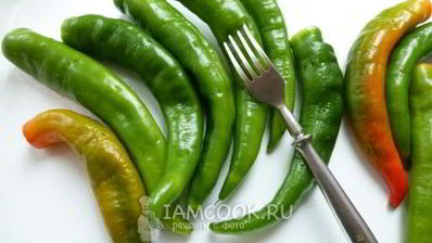 маринованный острый перец с медом