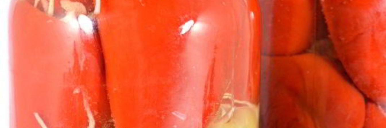 Маринованный перец фаршированный капустой на зиму