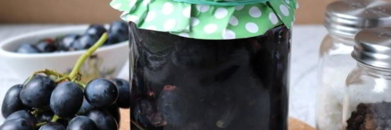 Маринованный виноград на зиму без стерилизации