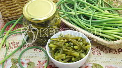 маринованные чесночные стрелки на зиму