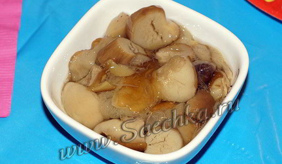 Рецепт маринованных грибов