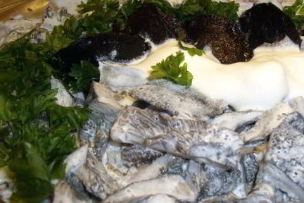 Маринованные грузди со сметаной