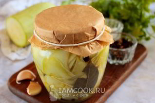 Маринованные кабачки слайсами на зиму