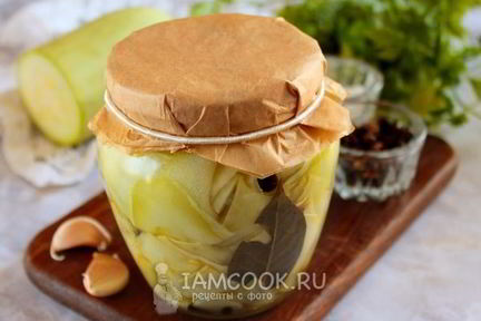 Маринованные кабачки слайсами на зиму