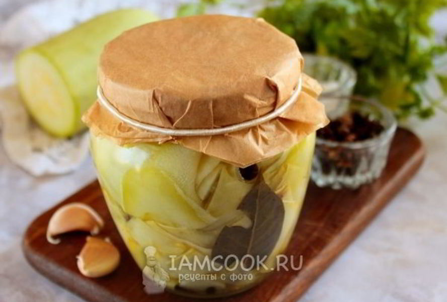 Маринованные кабачки слайсами на зиму