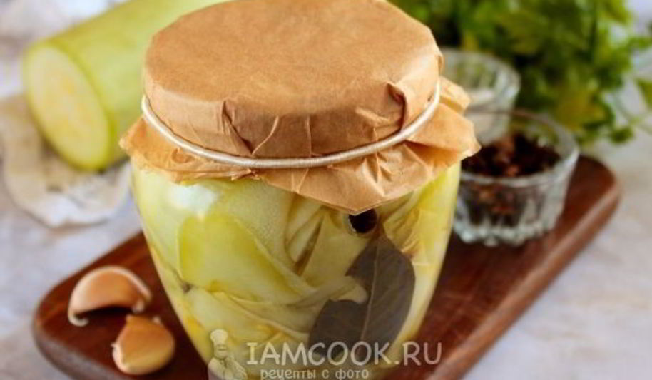 Рецепт маринованных кабачков слайсами на зиму