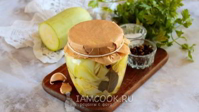 маринованные кабачки слайсами на зиму