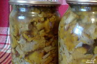 Маринованные лисички на зиму