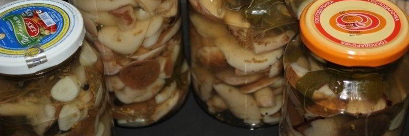 Маринованные маслята в масле