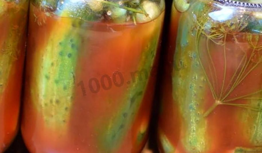 Рецепт маринованных огурцов с кетчупом чили без стерилизации