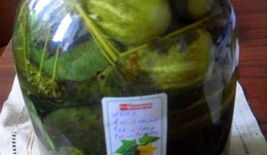 Рецепт маринованных огурцов