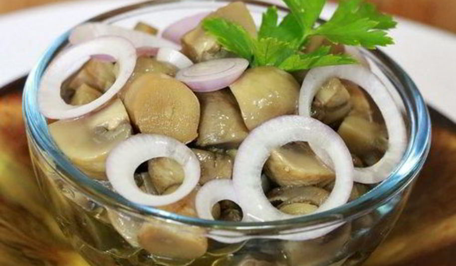 Рецепт маринованных пряных шампиньонов
