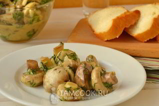 Маринованные шампиньоны с горчицей