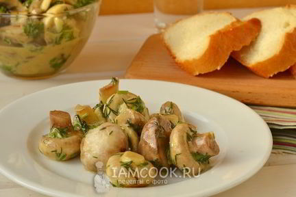 Маринованные шампиньоны с горчицей