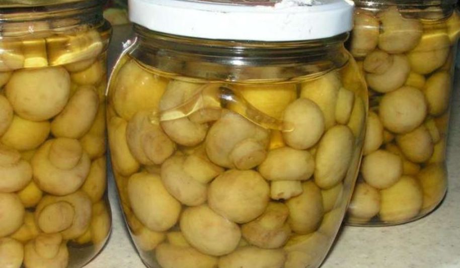 Рецепт маринованных шампиньонов, закрытых на зиму