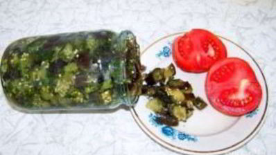 маринованные синенькие баклажаны