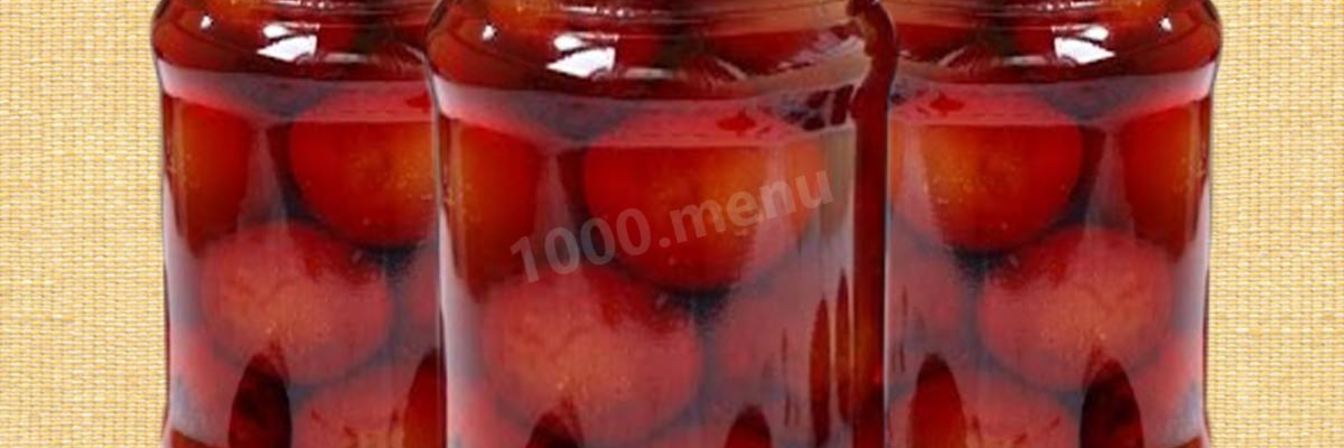 Маринованные сливы на зиму к мясу