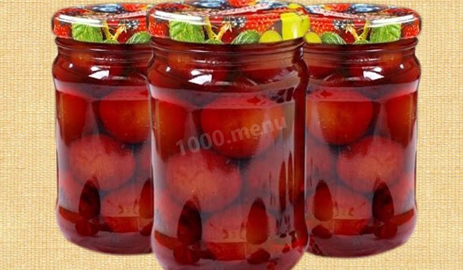 Рецепт маринованных слив на зиму к мясу