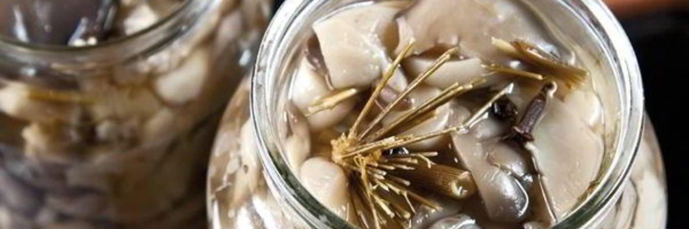 Маринованные вешенки с лимонной кислотой