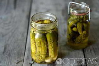 Огурцы маринованные на зиму хрустящие в банках — на литровую банку