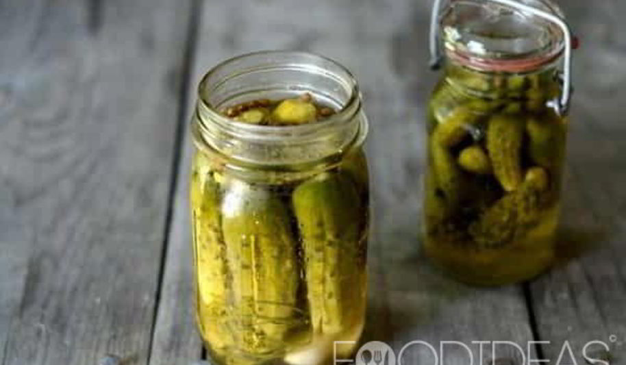 Рецепт огурцов маринованных на зиму хрустящие в банках — ны литровую банку