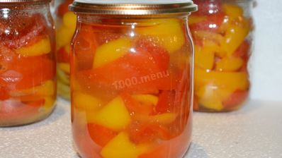 перец болгарский на зиму дольками маринованный