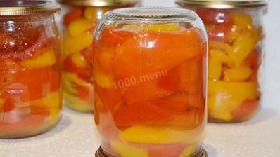 перец болгарский на зиму дольками маринованный