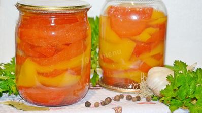 перец болгарский на зиму дольками маринованный