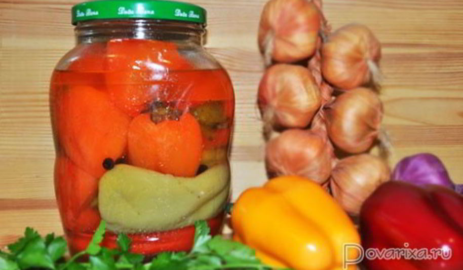 Рецепт перца, маринованного целиком