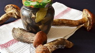 подосиновики маринованные на зиму