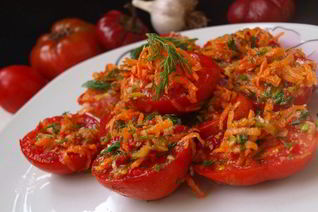 Помидоры маринованные по-корейски