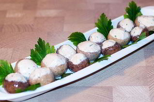 Простые маринованные шампиньоны