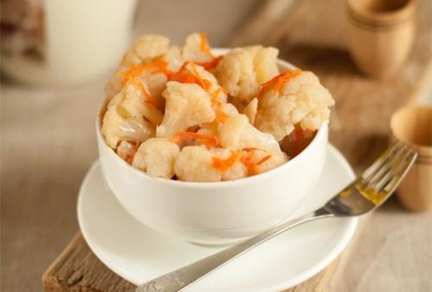 Цветная капуста по-корейски маринованная