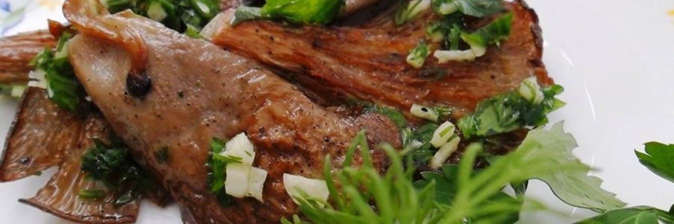 Вешенки жареные маринованные