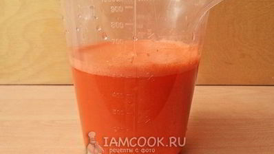 морковный сок на зиму