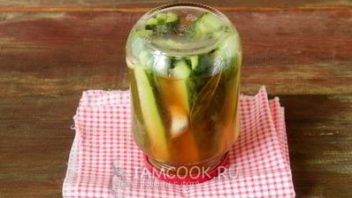 огурцы с кетчупом чили на зиму