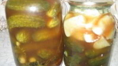 огурцы с кетчупом на зиму