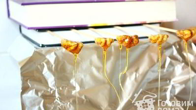 орехи в карамели