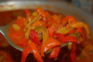 Перец в соке на зиму