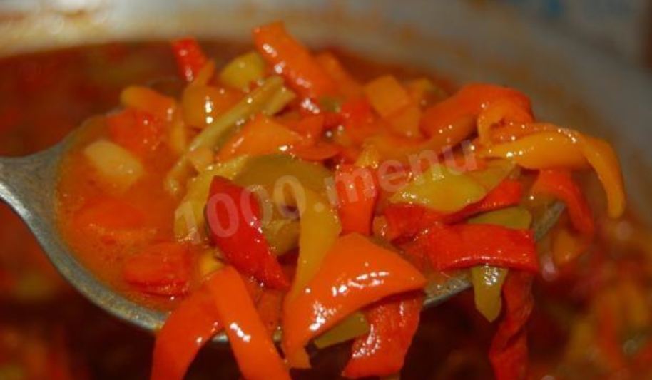 Рецепт перца в соке на зиму