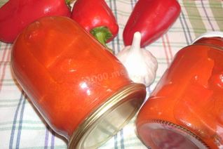 Перец в томатном соке на зиму