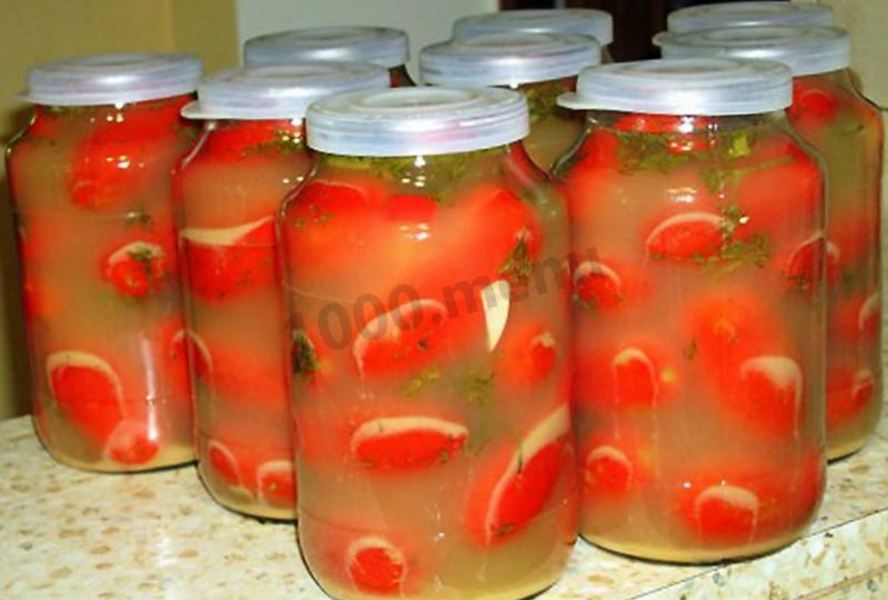 Помидоры холодным способом с горчицей на зиму