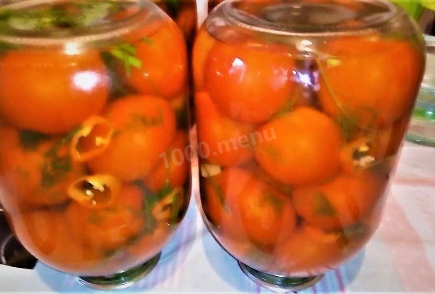 Помидоры остренькие без уксуса на зиму