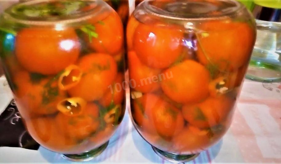 Рецепт помидоров остреньких без уксуса на зиму