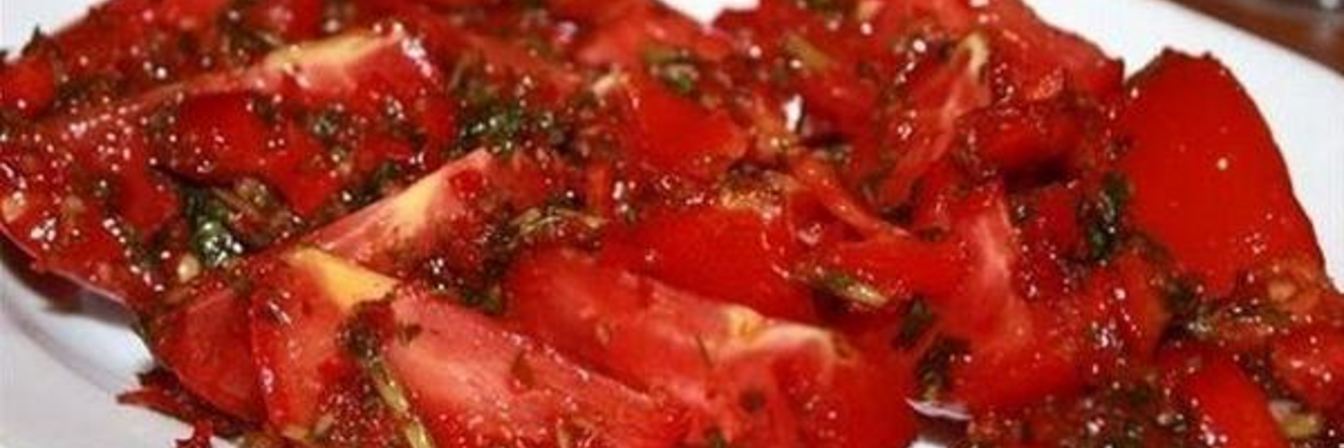 Помидоры по-корейски с перцем чили