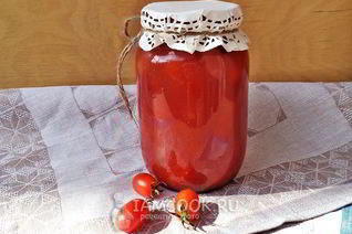 Помидоры в томатном соке на зиму