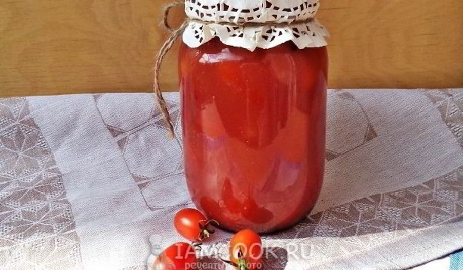 Рецепт помидоров в томатном соке на зиму