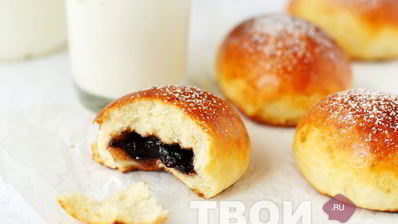 булочки с повидлом